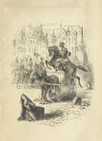 An illustration from Charles O'Malley, the Irish Dragoon. Edited by Harry Lorrequer; ... with illustrations by Phiz [i.e. H. K. Browne] (1841)