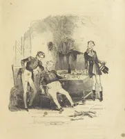 An illustration from Charles O'Malley, the Irish Dragoon. Edited by Harry Lorrequer; ... with illustrations by Phiz [i.e. H. K. Browne] (1841)