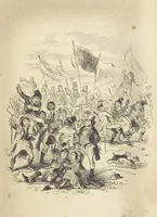 An illustration from Charles O'Malley, the Irish Dragoon. Edited by Harry Lorrequer; ... with illustrations by Phiz [i.e. H. K. Browne] (1841)