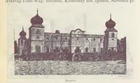 An illustration from A Vág és vidéke topographiai leirás, egyszersmind kalauz a Vág-völgyben utazók ... számára. ... 54 eredeti képpel. Kiadta L. Gy (1881)