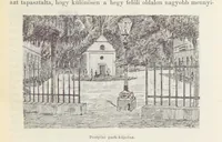 An illustration from A Vág és vidéke topographiai leirás, egyszersmind kalauz a Vág-völgyben utazók ... számára. ... 54 eredeti képpel. Kiadta L. Gy (1881)