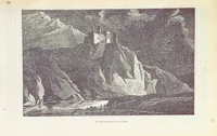 An illustration from A Vág és vidéke topographiai leirás, egyszersmind kalauz a Vág-völgyben utazók ... számára. ... 54 eredeti képpel. Kiadta L. Gy (1881)