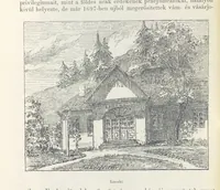 An illustration from A Vág és vidéke topographiai leirás, egyszersmind kalauz a Vág-völgyben utazók ... számára. ... 54 eredeti képpel. Kiadta L. Gy (1881)