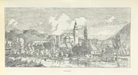 An illustration from A Vág és vidéke topographiai leirás, egyszersmind kalauz a Vág-völgyben utazók ... számára. ... 54 eredeti képpel. Kiadta L. Gy (1881)