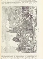An illustration from A Vág és vidéke topographiai leirás, egyszersmind kalauz a Vág-völgyben utazók ... számára. ... 54 eredeti képpel. Kiadta L. Gy (1881)