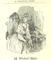 An illustration from Love Lyrics and Valentine Verses, for young and old. [E. M. Davies. With illustrations (1875)