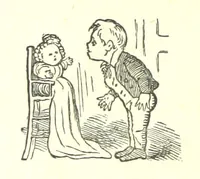 An illustration from Love Lyrics and Valentine Verses, for young and old. [E. M. Davies. With illustrations (1875)