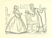 An illustration from Love Lyrics and Valentine Verses, for young and old. [E. M. Davies. With illustrations (1875)