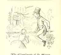 An illustration from Love Lyrics and Valentine Verses, for young and old. [E. M. Davies. With illustrations (1875)