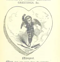 An illustration from Love Lyrics and Valentine Verses, for young and old. [E. M. Davies. With illustrations (1875)