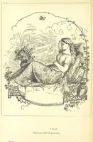 An illustration from Love Lyrics and Valentine Verses, for young and old. [E. M. Davies. With illustrations (1875)