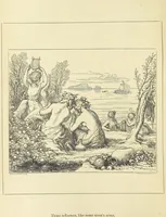 An illustration from Love Lyrics and Valentine Verses, for young and old. [E. M. Davies. With illustrations (1875)