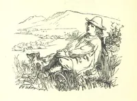 An illustration from Love Lyrics and Valentine Verses, for young and old. [E. M. Davies. With illustrations (1875)
