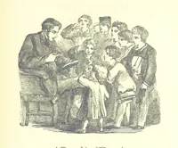 An illustration from Love Lyrics and Valentine Verses, for young and old. [E. M. Davies. With illustrations (1875)
