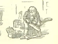 An illustration from Love Lyrics and Valentine Verses, for young and old. [E. M. Davies. With illustrations (1875)