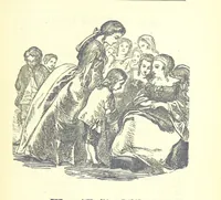 An illustration from Love Lyrics and Valentine Verses, for young and old. [E. M. Davies. With illustrations (1875)