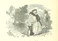 An illustration from Love Lyrics and Valentine Verses, for young and old. [E. M. Davies. With illustrations (1875)