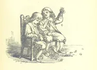 An illustration from Love Lyrics and Valentine Verses, for young and old. [E. M. Davies. With illustrations (1875)