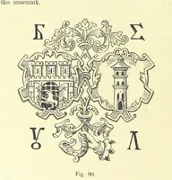 An illustration from Patrycyat i mieszczaństwo lwowskie w XVI. i. XVII. wieku. ... Wydanie drugie ... pomnożone, etc (1892)