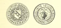 An illustration from Patrycyat i mieszczaństwo lwowskie w XVI. i. XVII. wieku. ... Wydanie drugie ... pomnożone, etc (1892)