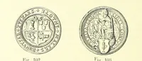 An illustration from Patrycyat i mieszczaństwo lwowskie w XVI. i. XVII. wieku. ... Wydanie drugie ... pomnożone, etc (1892)