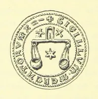 An illustration from Patrycyat i mieszczaństwo lwowskie w XVI. i. XVII. wieku. ... Wydanie drugie ... pomnożone, etc (1892)
