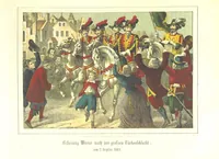 An illustration from Deutschlands letztere drei Jahrhunderte, oder: des deutschen Volkes Gedenk-Buch an seiner Väter Schicksale und Leiden seit drei Jahrhunderten, etc (1858)
