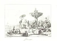 Picture 27 of 103 from C. Frommel's pittoreskes Italien. Nach dessen Original-Gemälden und Zeichnungen. Die Scenen aus dem Volksleben nach Zeichnungen von Catel, Gail, Goetzloff, Mosbrugger, Weller, Pinelli, etc. In Stahl gestochen von C. Frommel und H. Winkler. Text für Ober-Italien von W. von Lüdemann, Unter-Italien von C. Witte, etc (1840), leaf 199