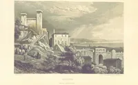 An illustration from C. Frommel's pittoreskes Italien. Nach dessen Original-Gemälden und Zeichnungen. Die Scenen aus dem Volksleben nach Zeichnungen von Catel, Gail, Goetzloff, Mosbrugger, Weller, Pinelli, etc. In Stahl gestochen von C. Frommel und H. Winkler. Text für Ober-Italien von W. von Lüdemann, Unter-Italien von C. Witte, etc (1840)