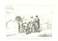 Picture 48 of 103 from C. Frommel's pittoreskes Italien. Nach dessen Original-Gemälden und Zeichnungen. Die Scenen aus dem Volksleben nach Zeichnungen von Catel, Gail, Goetzloff, Mosbrugger, Weller, Pinelli, etc. In Stahl gestochen von C. Frommel und H. Winkler. Text für Ober-Italien von W. von Lüdemann, Unter-Italien von C. Witte, etc (1840), leaf 425