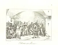 Picture 75 of 103 from C. Frommel's pittoreskes Italien. Nach dessen Original-Gemälden und Zeichnungen. Die Scenen aus dem Volksleben nach Zeichnungen von Catel, Gail, Goetzloff, Mosbrugger, Weller, Pinelli, etc. In Stahl gestochen von C. Frommel und H. Winkler. Text für Ober-Italien von W. von Lüdemann, Unter-Italien von C. Witte, etc (1840), leaf 561