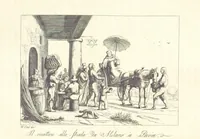 Picture 9 of 103 from C. Frommel's pittoreskes Italien. Nach dessen Original-Gemälden und Zeichnungen. Die Scenen aus dem Volksleben nach Zeichnungen von Catel, Gail, Goetzloff, Mosbrugger, Weller, Pinelli, etc. In Stahl gestochen von C. Frommel und H. Winkler. Text für Ober-Italien von W. von Lüdemann, Unter-Italien von C. Witte, etc (1840), leaf 61