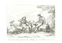 An illustration from C. Frommel's pittoreskes Italien. Nach dessen Original-Gemälden und Zeichnungen. Die Scenen aus dem Volksleben nach Zeichnungen von Catel, Gail, Goetzloff, Mosbrugger, Weller, Pinelli, etc. In Stahl gestochen von C. Frommel und H. Winkler. Text für Ober-Italien von W. von Lüdemann, Unter-Italien von C. Witte, etc (1840)