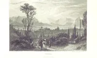 An illustration from C. Frommel's pittoreskes Italien. Nach dessen Original-Gemälden und Zeichnungen. Die Scenen aus dem Volksleben nach Zeichnungen von Catel, Gail, Goetzloff, Mosbrugger, Weller, Pinelli, etc. In Stahl gestochen von C. Frommel und H. Winkler. Text für Ober-Italien von W. von Lüdemann, Unter-Italien von C. Witte, etc (1840)