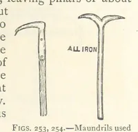 An illustration from Mining. An elementary treatise on the getting of minerals (1893)