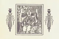 An illustration from A Book of Old English Ballads. With an accompaniment of decorative drawings by G. W. Edwards, and an introduction by H. W. Mabie (1896)
