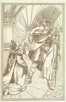 An illustration from A Book of Old English Ballads. With an accompaniment of decorative drawings by G. W. Edwards, and an introduction by H. W. Mabie (1896)