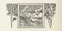 An illustration from A Book of Old English Ballads. With an accompaniment of decorative drawings by G. W. Edwards, and an introduction by H. W. Mabie (1896)
