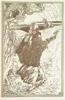 An illustration from A Book of Old English Ballads. With an accompaniment of decorative drawings by G. W. Edwards, and an introduction by H. W. Mabie (1896)