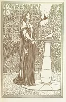 An illustration from A Book of Old English Ballads. With an accompaniment of decorative drawings by G. W. Edwards, and an introduction by H. W. Mabie (1896)