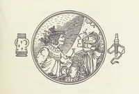 An illustration from A Book of Old English Ballads. With an accompaniment of decorative drawings by G. W. Edwards, and an introduction by H. W. Mabie (1896)