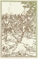 An illustration from A Book of Old English Ballads. With an accompaniment of decorative drawings by G. W. Edwards, and an introduction by H. W. Mabie (1896)