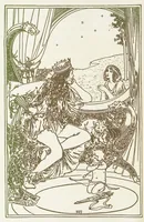 An illustration from A Book of Old English Ballads. With an accompaniment of decorative drawings by G. W. Edwards, and an introduction by H. W. Mabie (1896)