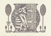 An illustration from A Book of Old English Ballads. With an accompaniment of decorative drawings by G. W. Edwards, and an introduction by H. W. Mabie (1896)