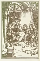 An illustration from A Book of Old English Ballads. With an accompaniment of decorative drawings by G. W. Edwards, and an introduction by H. W. Mabie (1896)