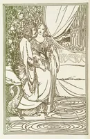 An illustration from A Book of Old English Ballads. With an accompaniment of decorative drawings by G. W. Edwards, and an introduction by H. W. Mabie (1896)