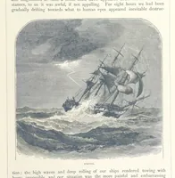 An illustration from Sea Pictures, drawn with pen and pencil (1882)