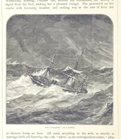 An illustration from Sea Pictures, drawn with pen and pencil (1882)