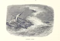 An illustration from Sea Pictures, drawn with pen and pencil (1882)