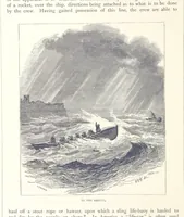An illustration from Sea Pictures, drawn with pen and pencil (1882)